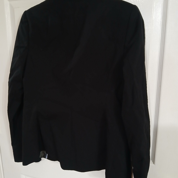 Banana Republic Stretch black blazer Size 8 Business Career Office Old Money - Picture 8 of 9